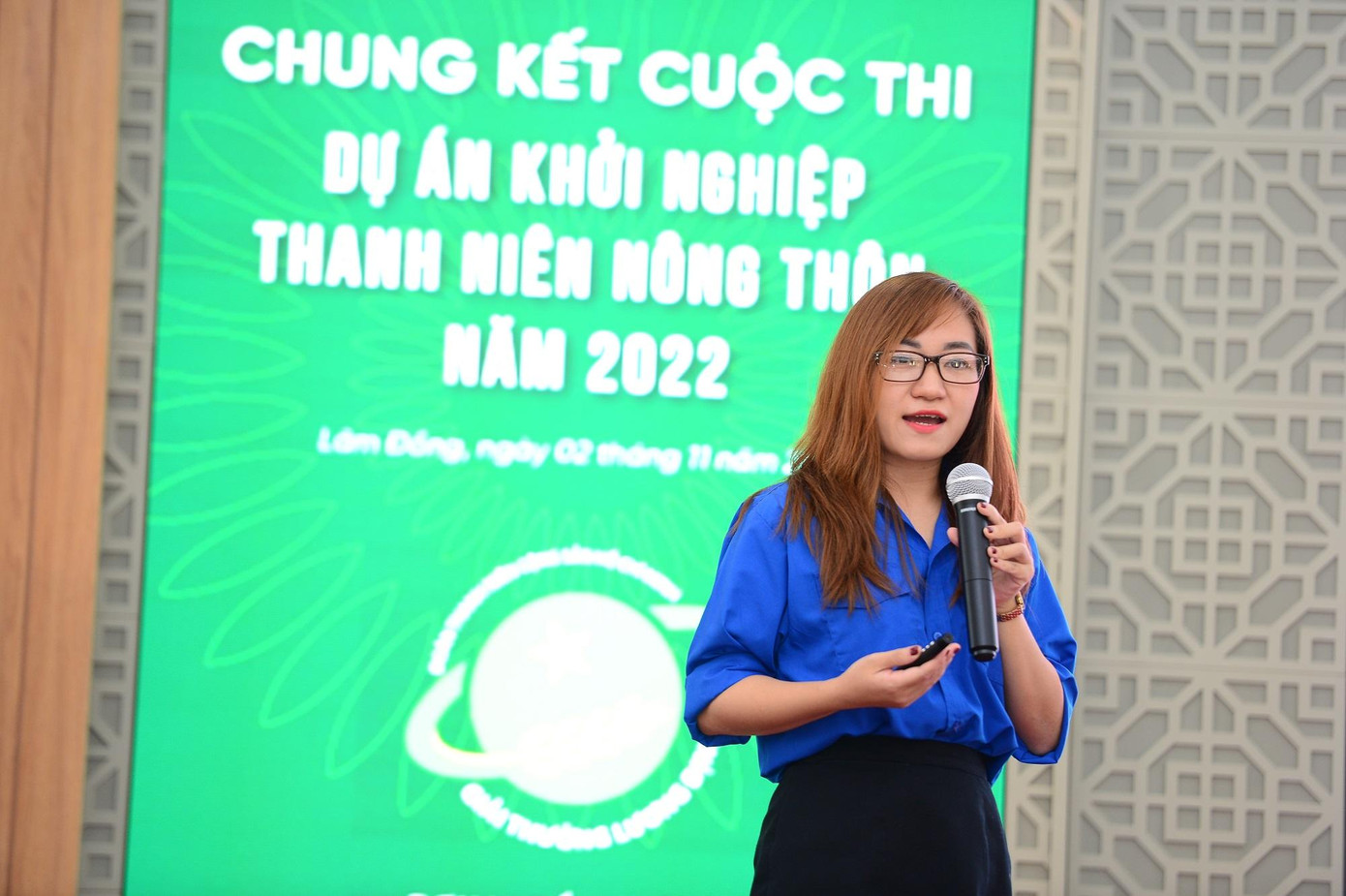Thí sinh tham gia phần thi thuyết trình