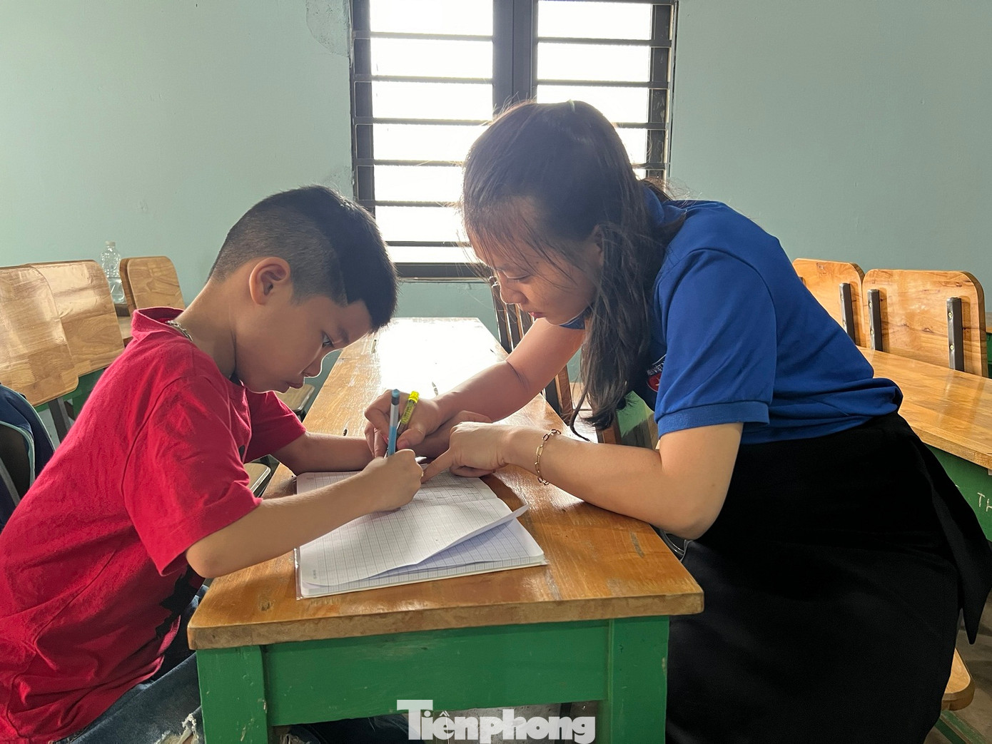 Lớp rèn chữ do Đoàn Phường An Bình tổ chức