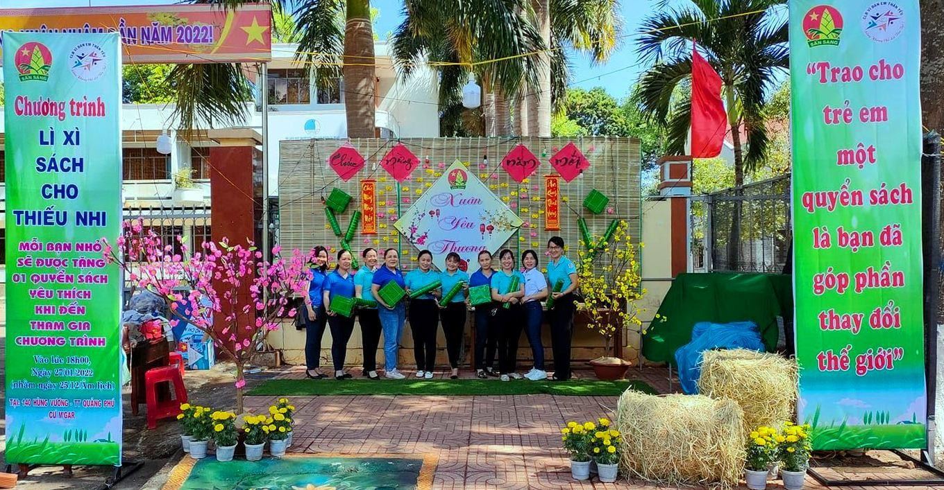 Chương trình lì xì sách được tổ chức 2 năm nay