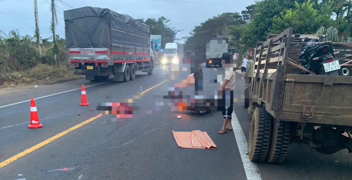 Hiện trường vụ tai nạn