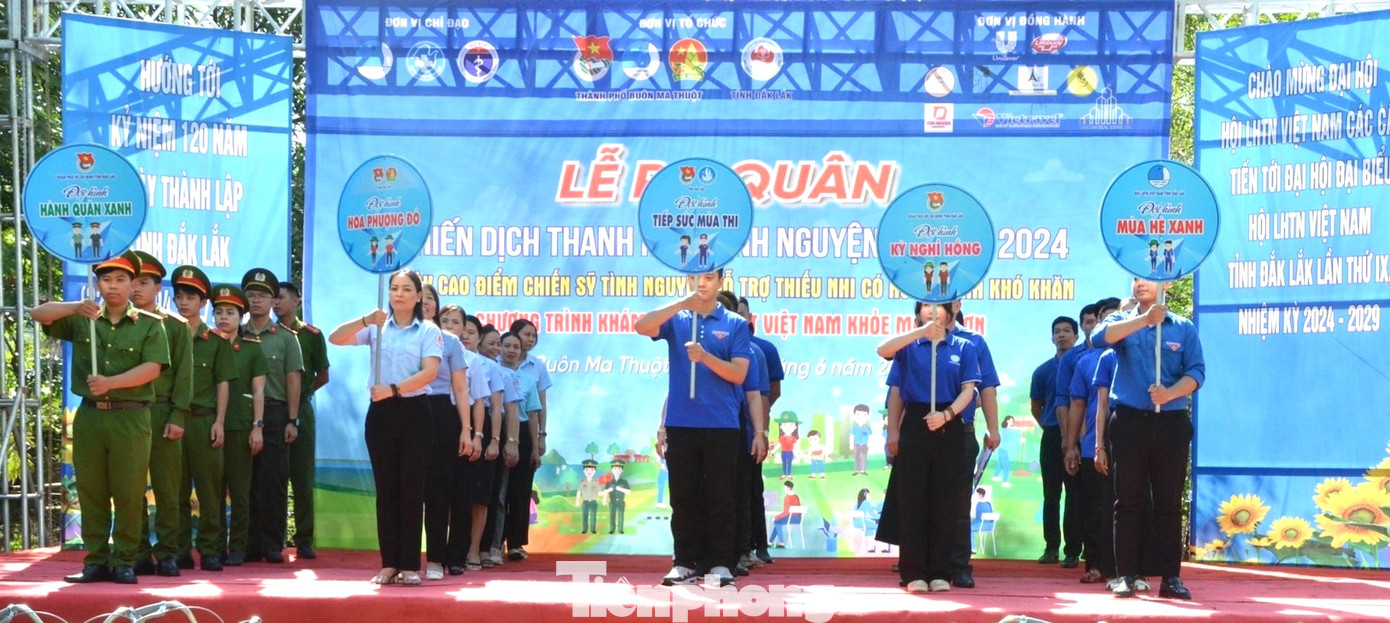 Thành Đoàn Buôn Ma Thuột ra mắt 5 đội hình tình nguyện Thành Đoàn Buôn Ma Thuột ra mắt 5 đội hình tình nguyện