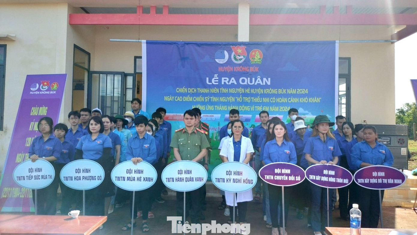 Huyện Đoàn Krông Búk ra mắt 8 đội hình tình nguyện chiến dịch Huyện Đoàn Krông Búk ra mắt 8 đội hình tình nguyện chiến dịch