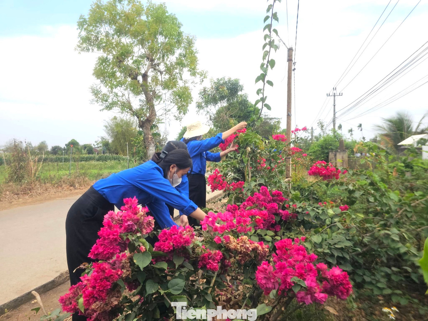 Đoàn viên thanh niên tham gia xây dựng nông thôn mới, bảo vệ môi trường