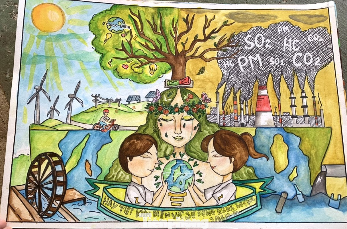 Qua chủ đề tiết kiệm điện tuyên truyền đến các bạn về ý thức tiết kiệm điện và bảo vệ môi trường. Học sinh nhận thức rộng mở về câu chuyện bảo vệ trái đất, bảo vệ hành tinh xanh của chúng ta.