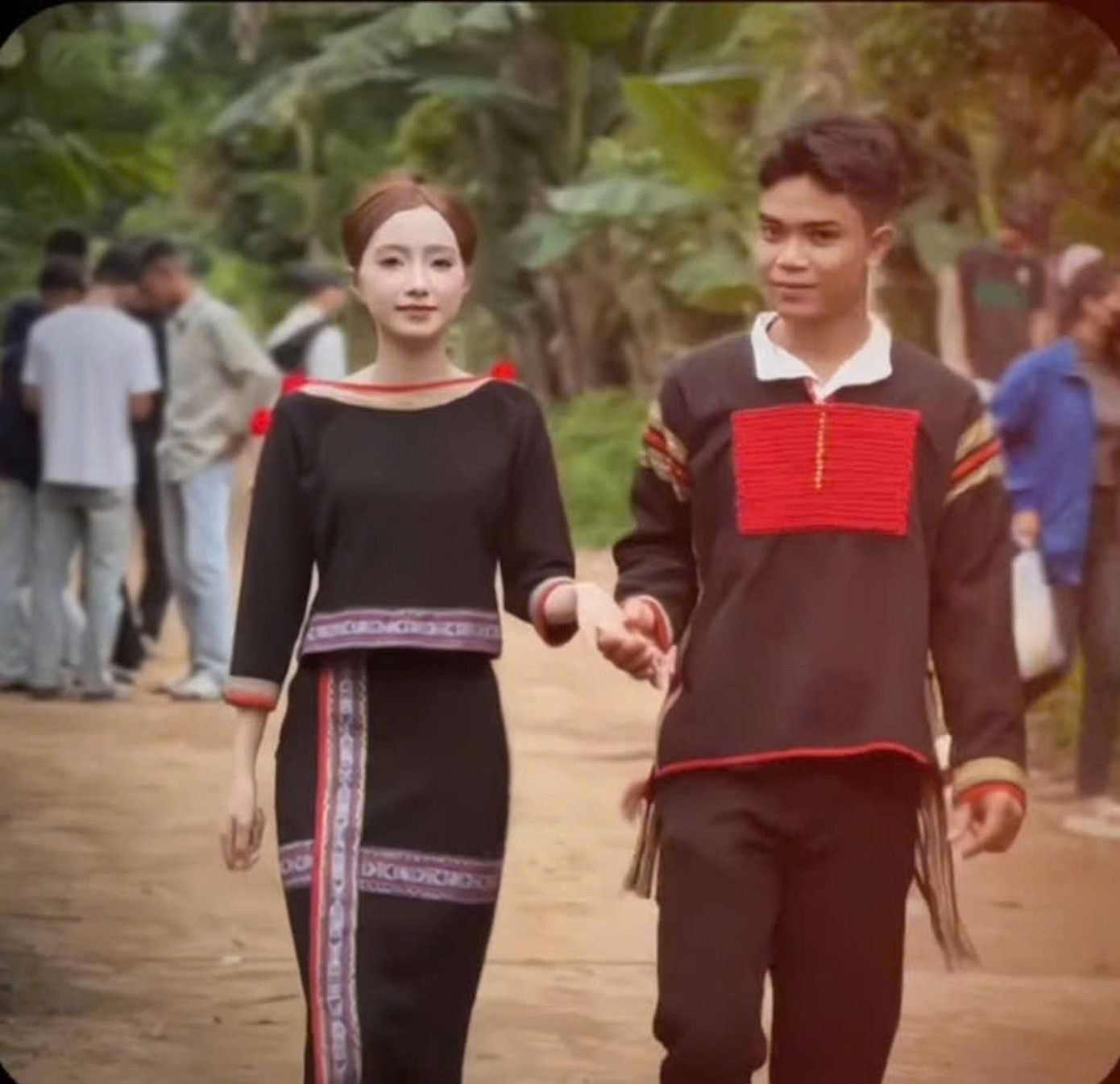 Cặp đôi có gần 5 năm hẹn hò. Ảnh: FBNV.