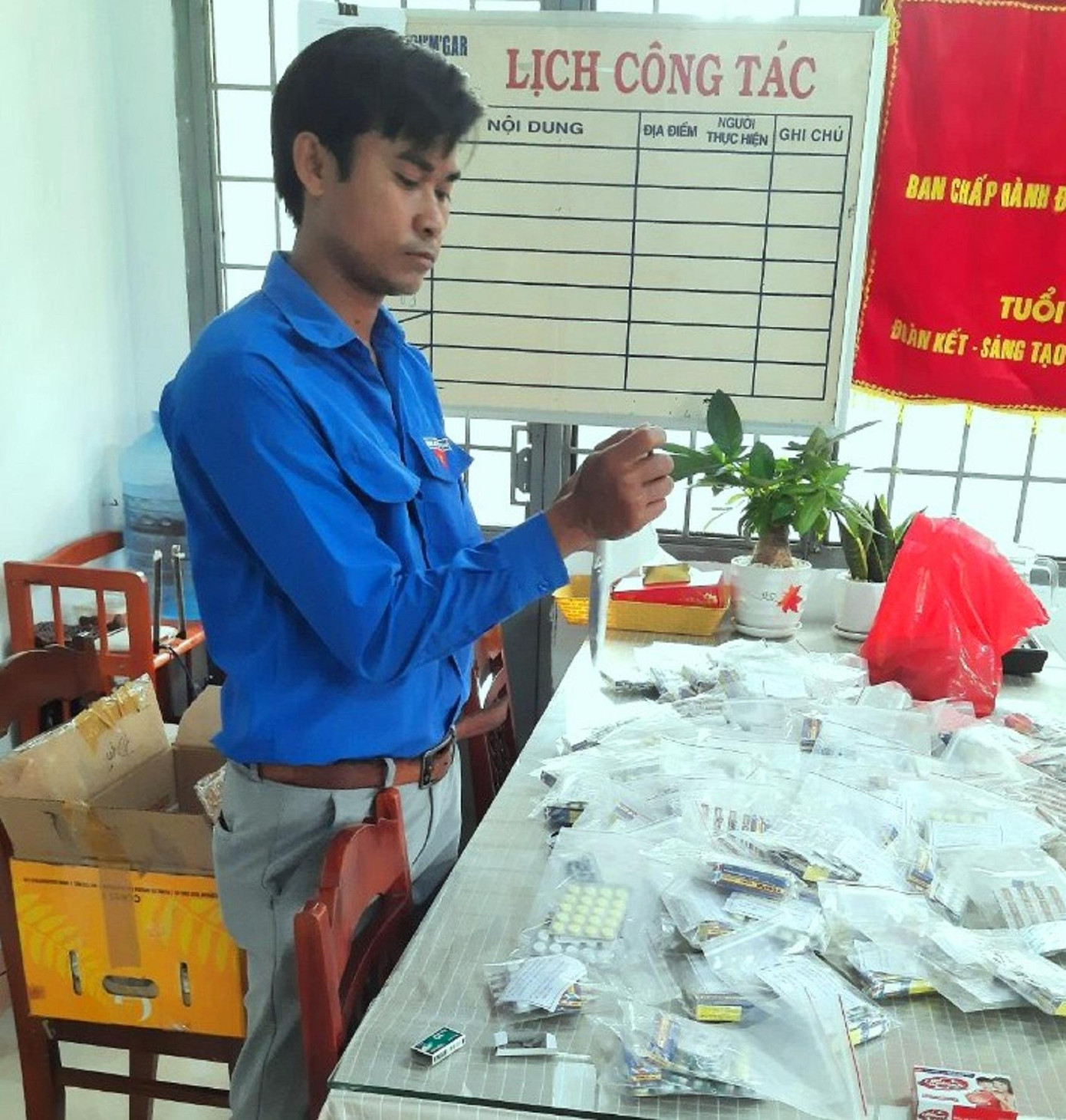 Công tác chuẩn bị cho túi thuốc cộng đồng