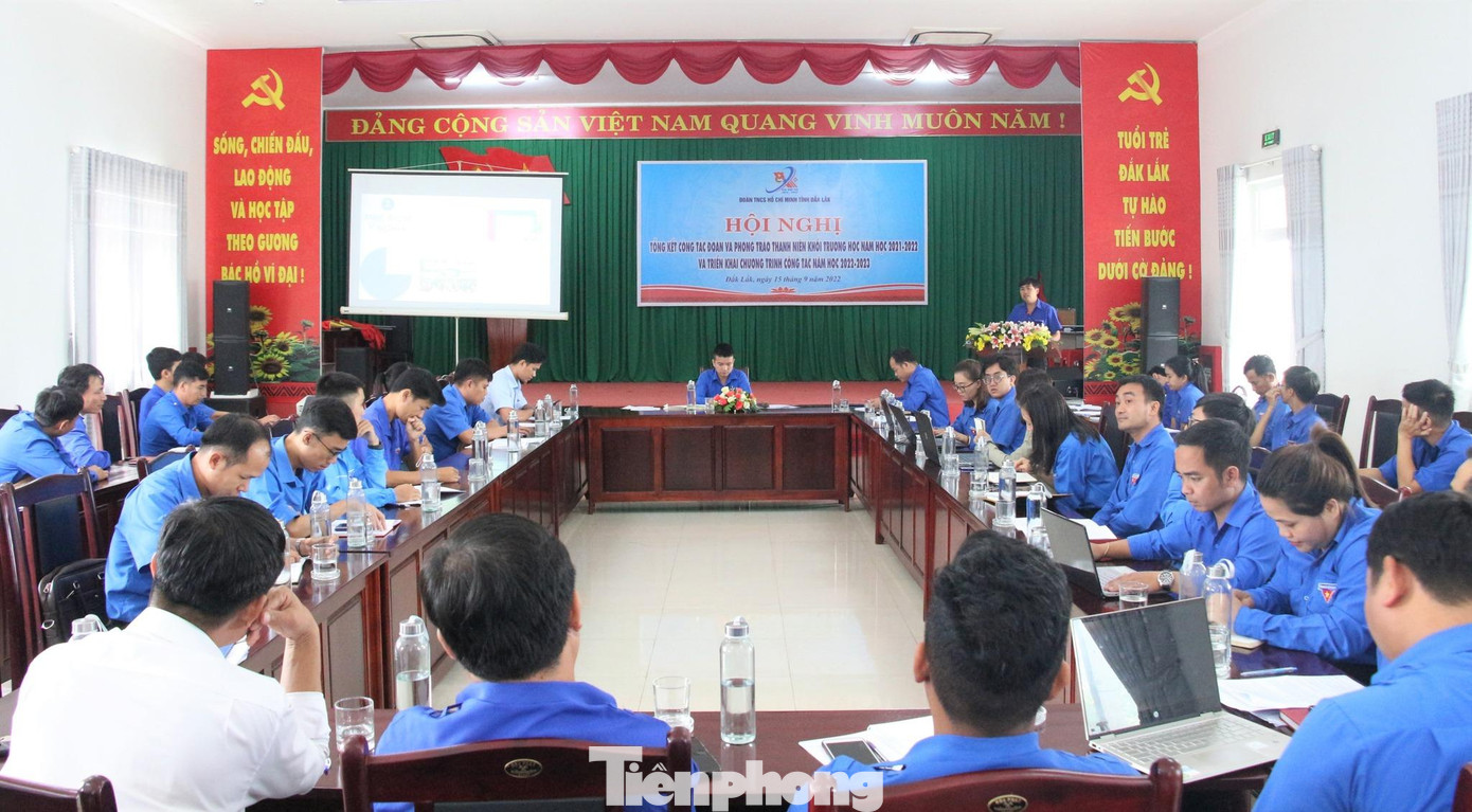 Hội nghị tổng kết công tác Đoàn và phong trào thanh niên khối trường học