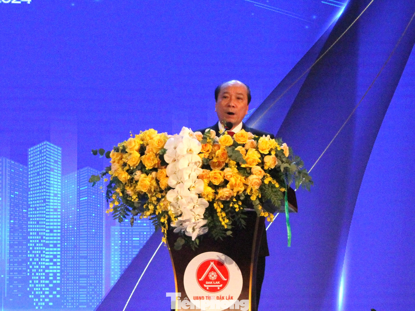 Ông Phạm Ngọc Nghị - Chủ tịch UBND Đắk Lắk, phát biểu tại hội nghị.