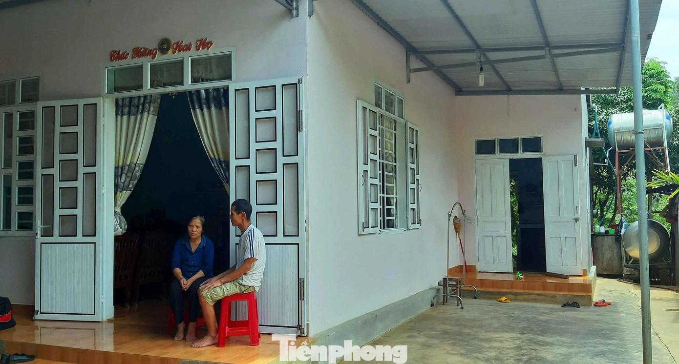 Ngôi nhà mới của gia đình bà Hòa được Giáo xứ Kim Phát hỗ trợ xây