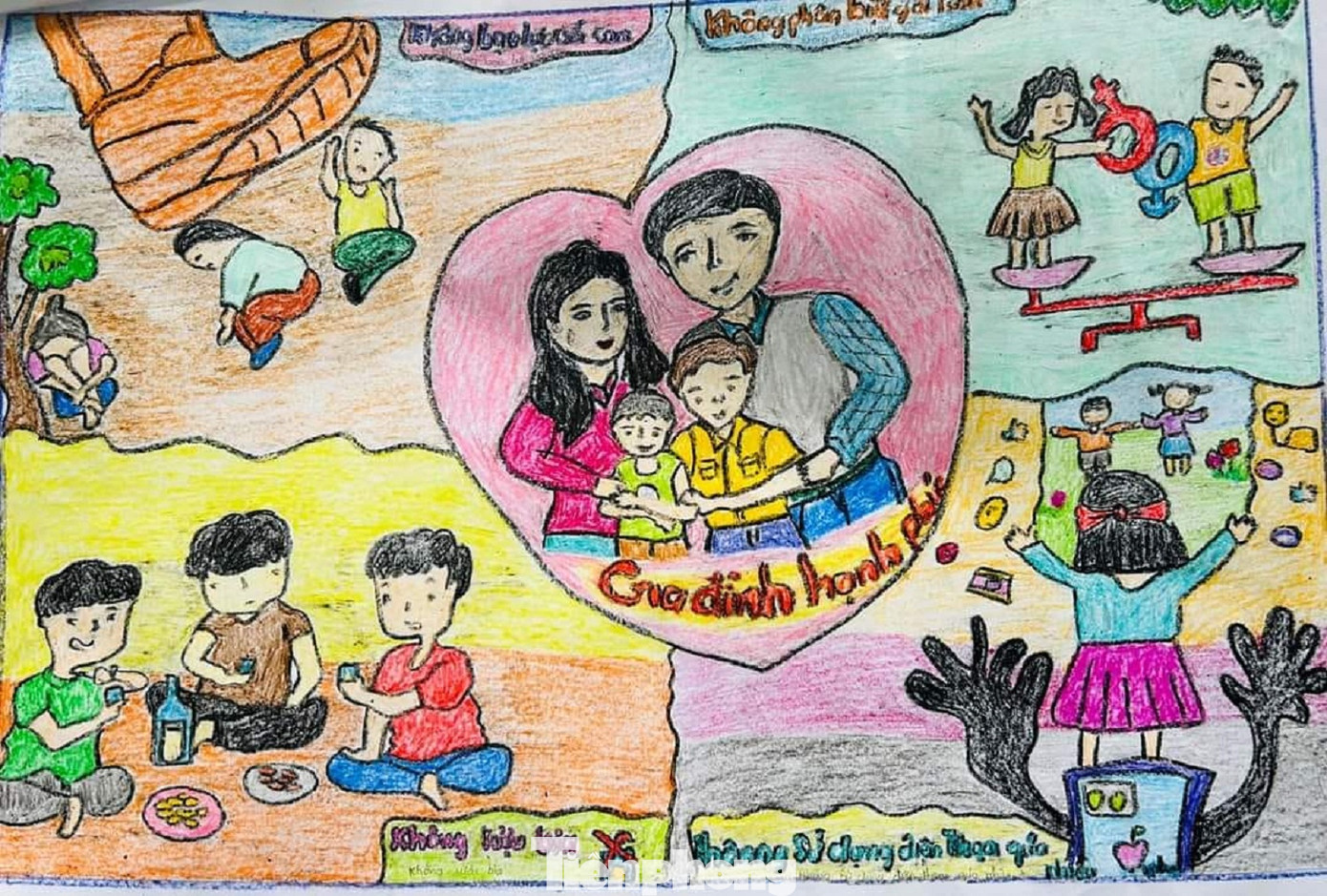 Tác phẩm Gia đình hạnh phúc của em Y Kiên Rcăm