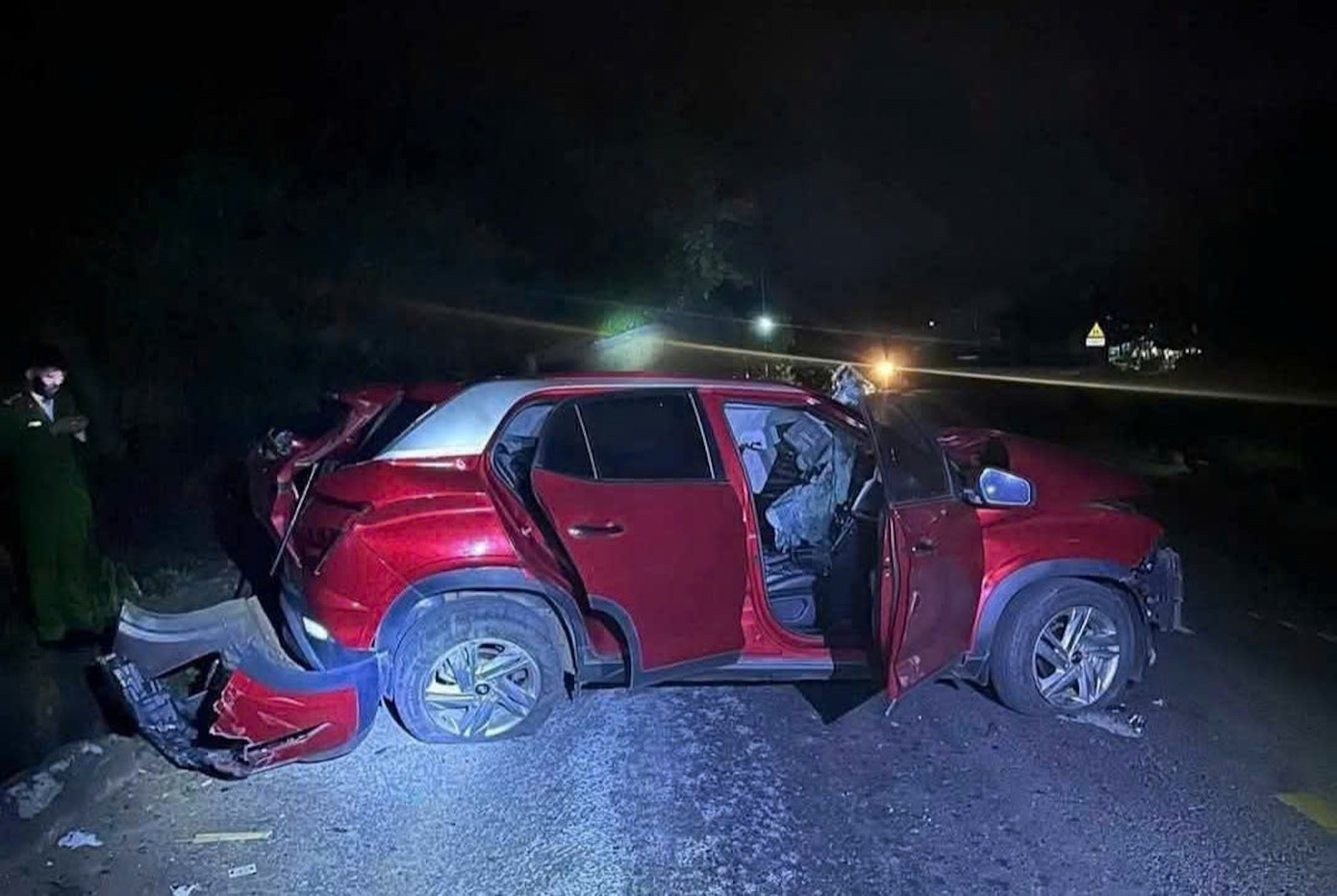 Hiện trường vụ tai nạn