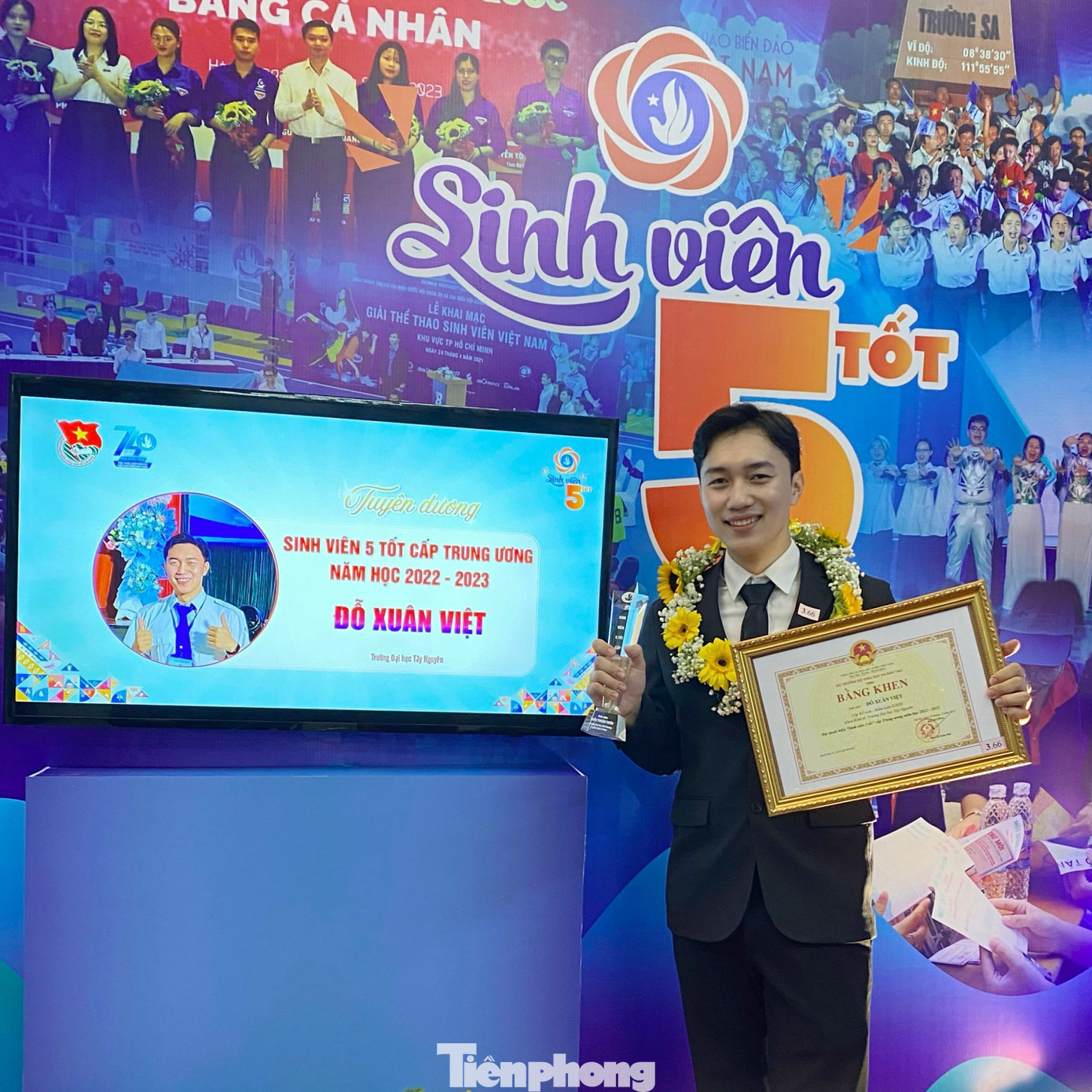 Đỗ Xuân Việt được tuyên dương "Sinh viên 5 tốt" cấp Trung ương. Đỗ Xuân Việt được tuyên dương "Sinh viên 5 tốt" cấp Trung ương.