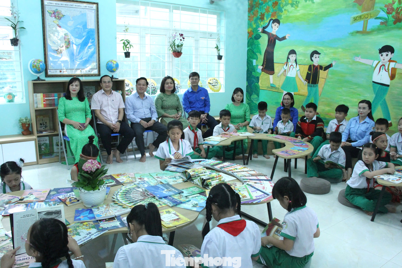 Không gian đọc sách, tương tác và sinh hoạt Đội tại Trường Tiểu học Võ Thị Sáu Không gian đọc sách, tương tác và sinh hoạt Đội tại Trường Tiểu học Võ Thị Sáu