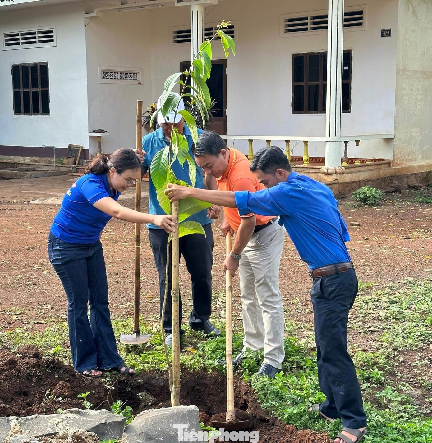 Thành đoàn ra quân trồng 200 cây bằng lăng tím trên dọc các trục đường buôn Tuôr với sự tham gia hơn 100 đoàn viên thanh niên.