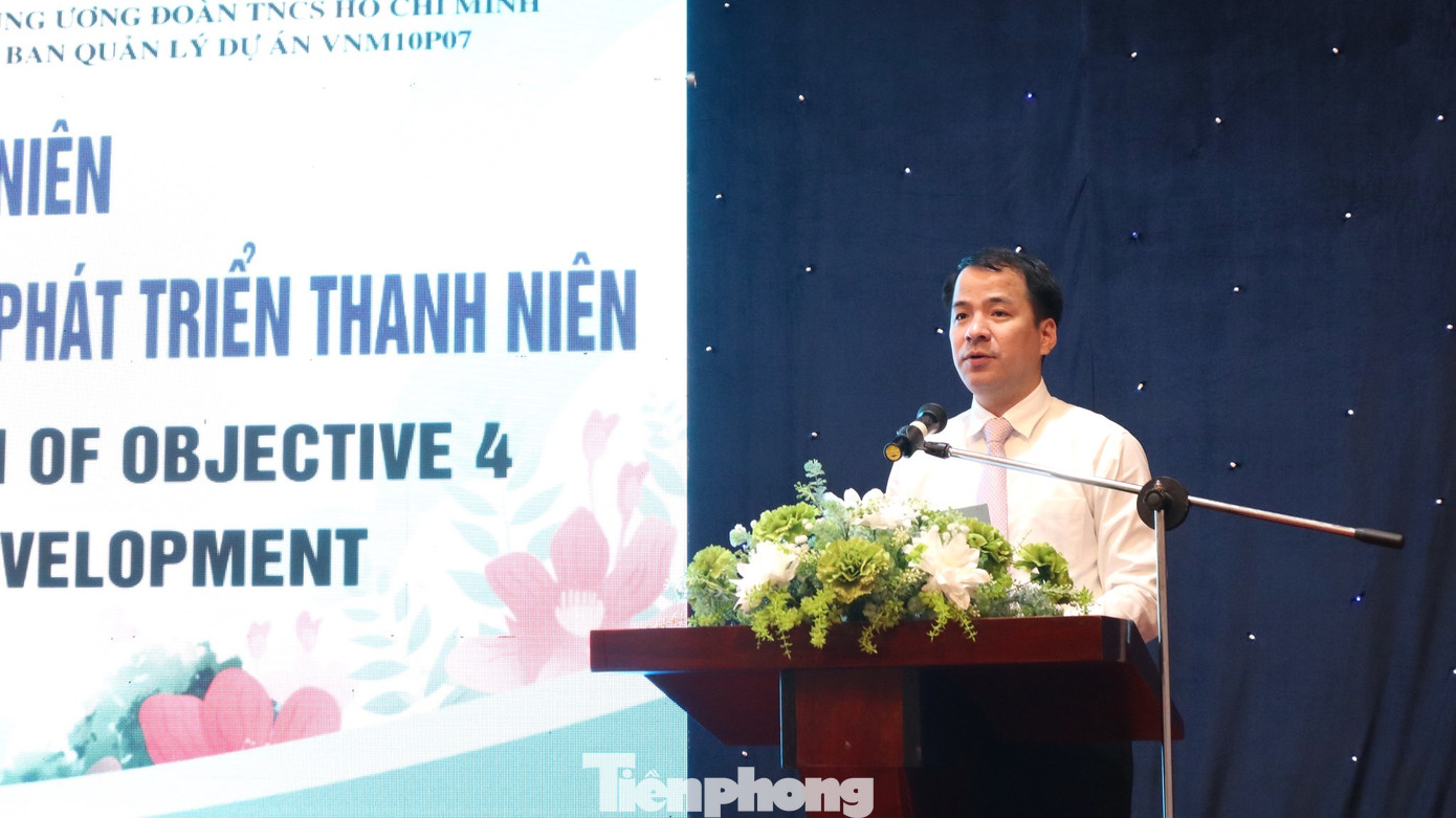 Anh Ngô Văn Cương – Bí thư T.Ư Đoàn, Chủ nhiệm Ủy ban Kiểm tra Trung ương Đoàn chia sẻ tại chương trình.