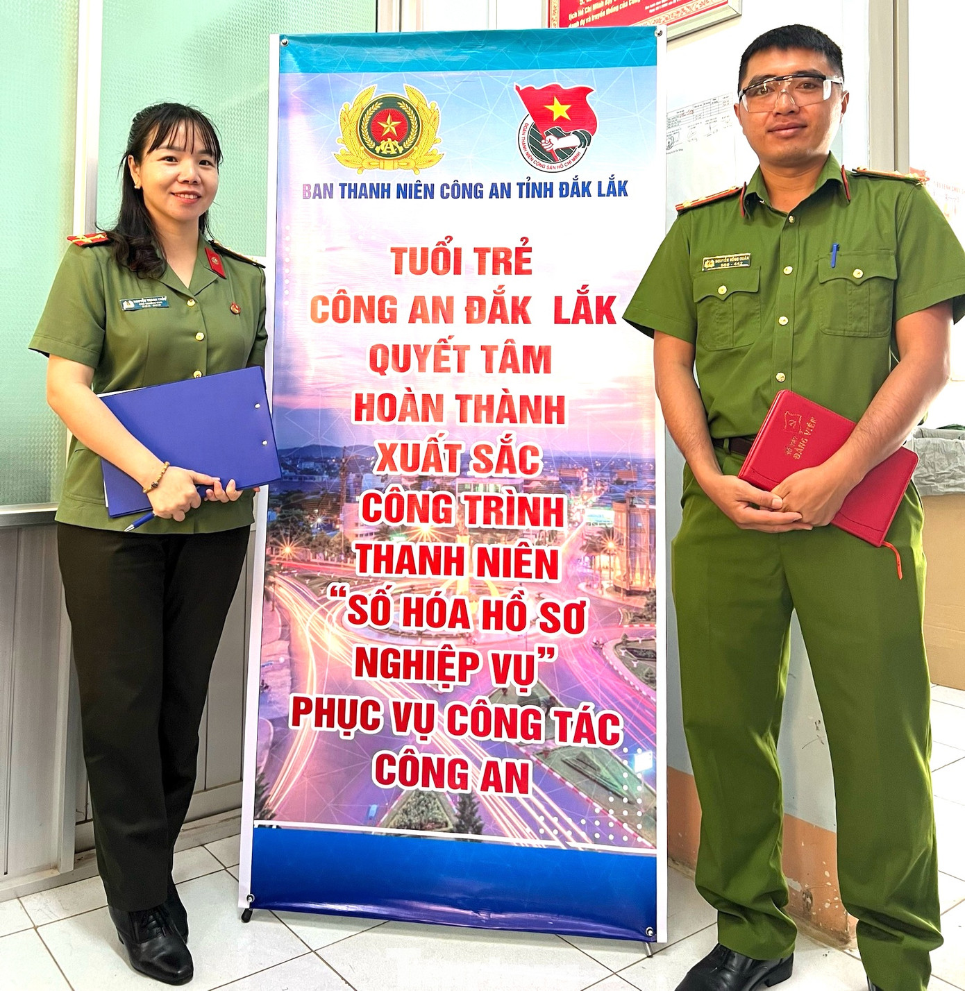 Ban Thanh niên công an tỉnh Đắk Lắk ra mắt công trình thanh niên “Số hóa hồ sơ nghiệp vụ” phục vụ công tác