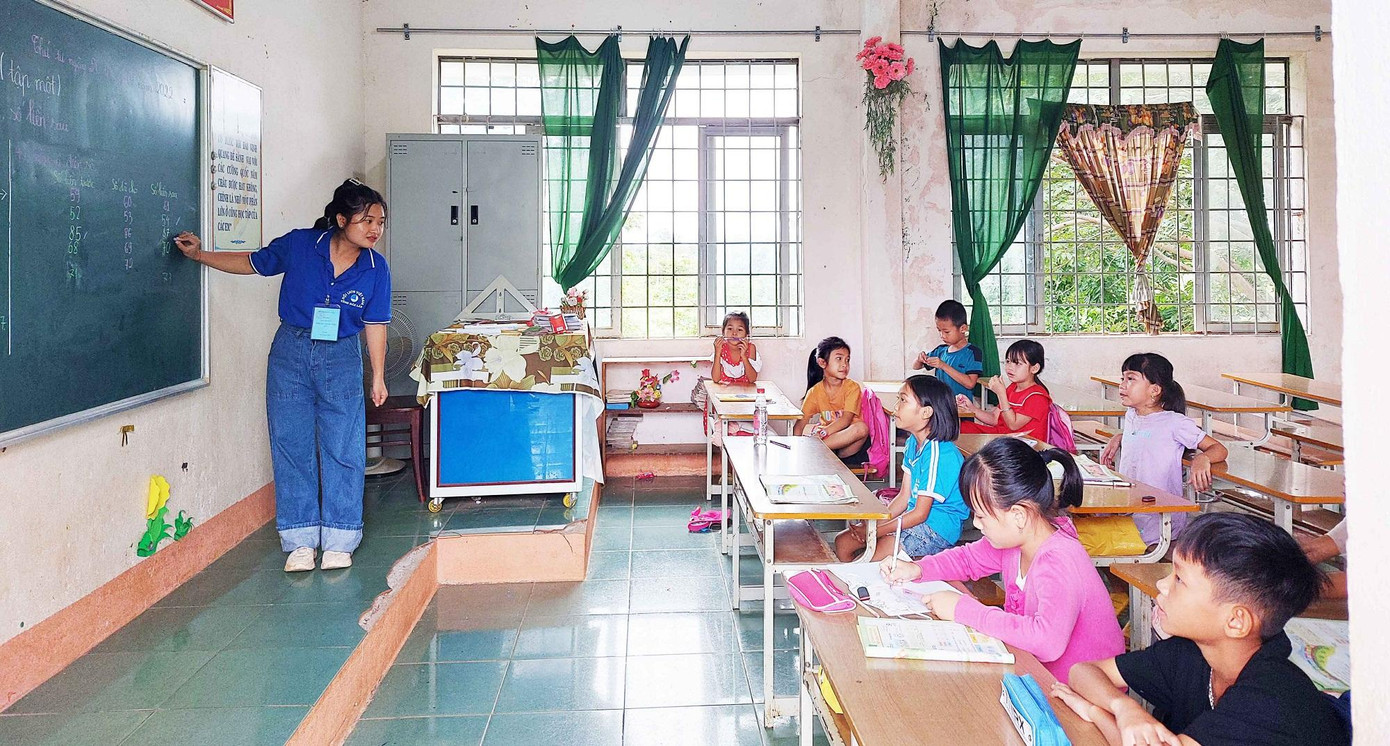 Những lớp ôn tập hè cho học sinh vùng sâu