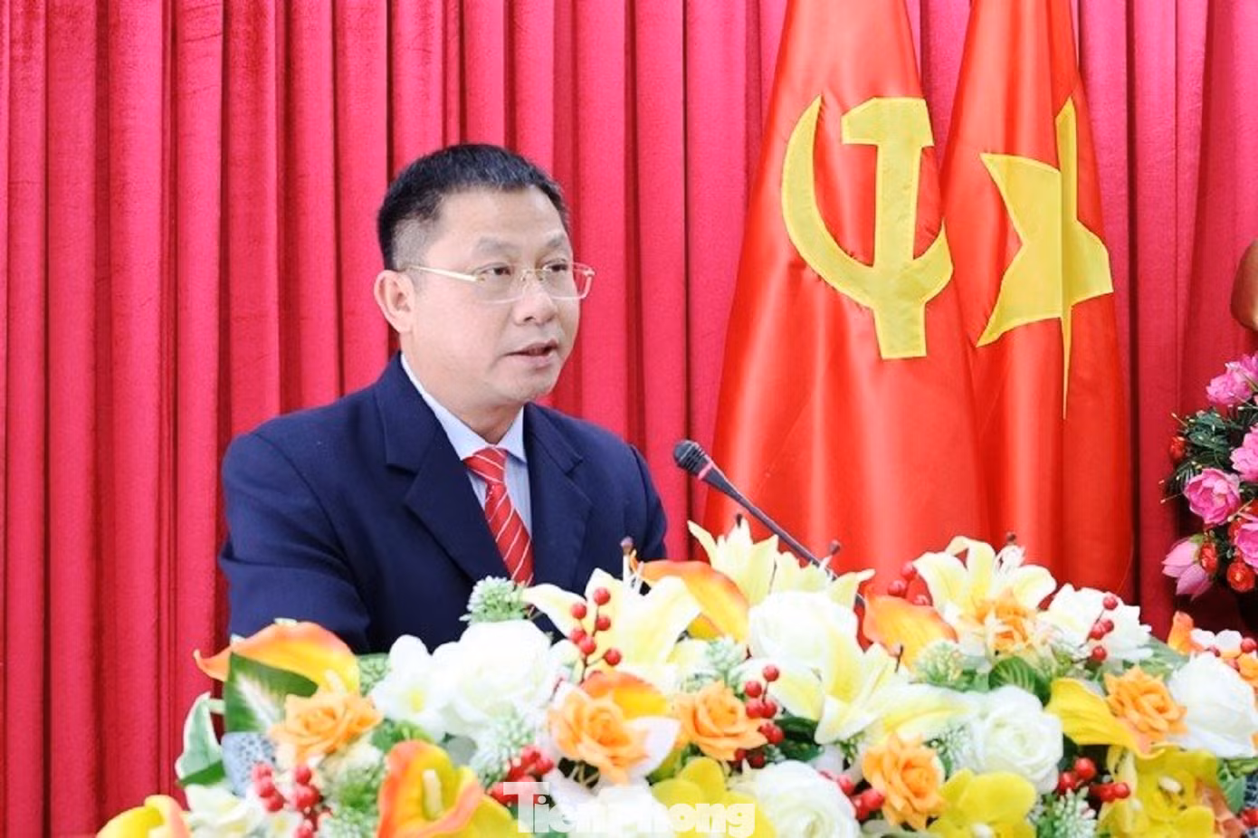 Ông Trần Trung Hiển phát biểu nhận nhiệm vụ Ông Trần Trung Hiển phát biểu nhận nhiệm vụ