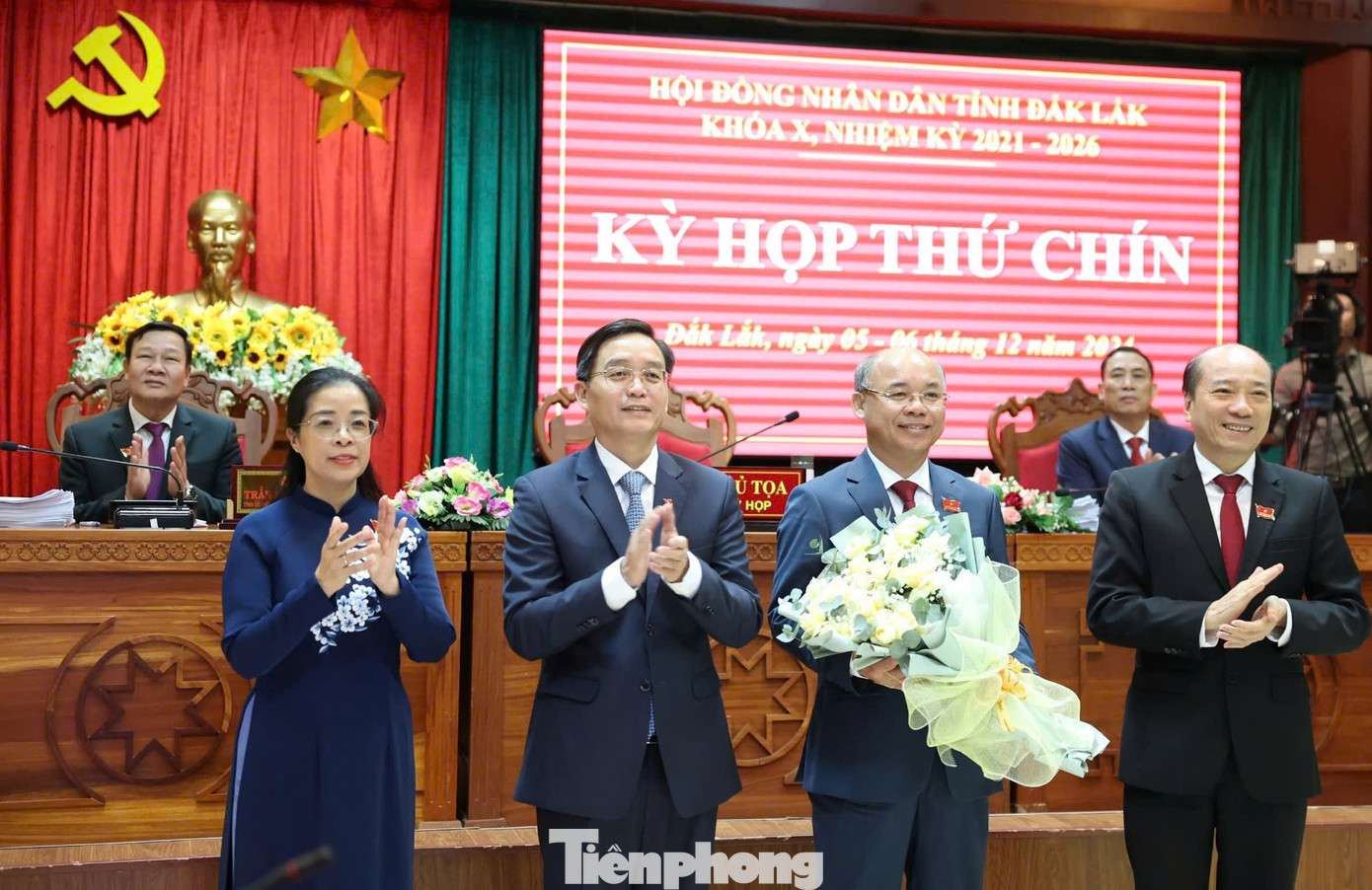 Lãnh đạo tỉnh Đắk Lắk chúc mừng ông Trương Công Thái - tân Phó Chủ tịch UBND tỉnh khóa X, nhiệm kỳ 2021 - 2026.