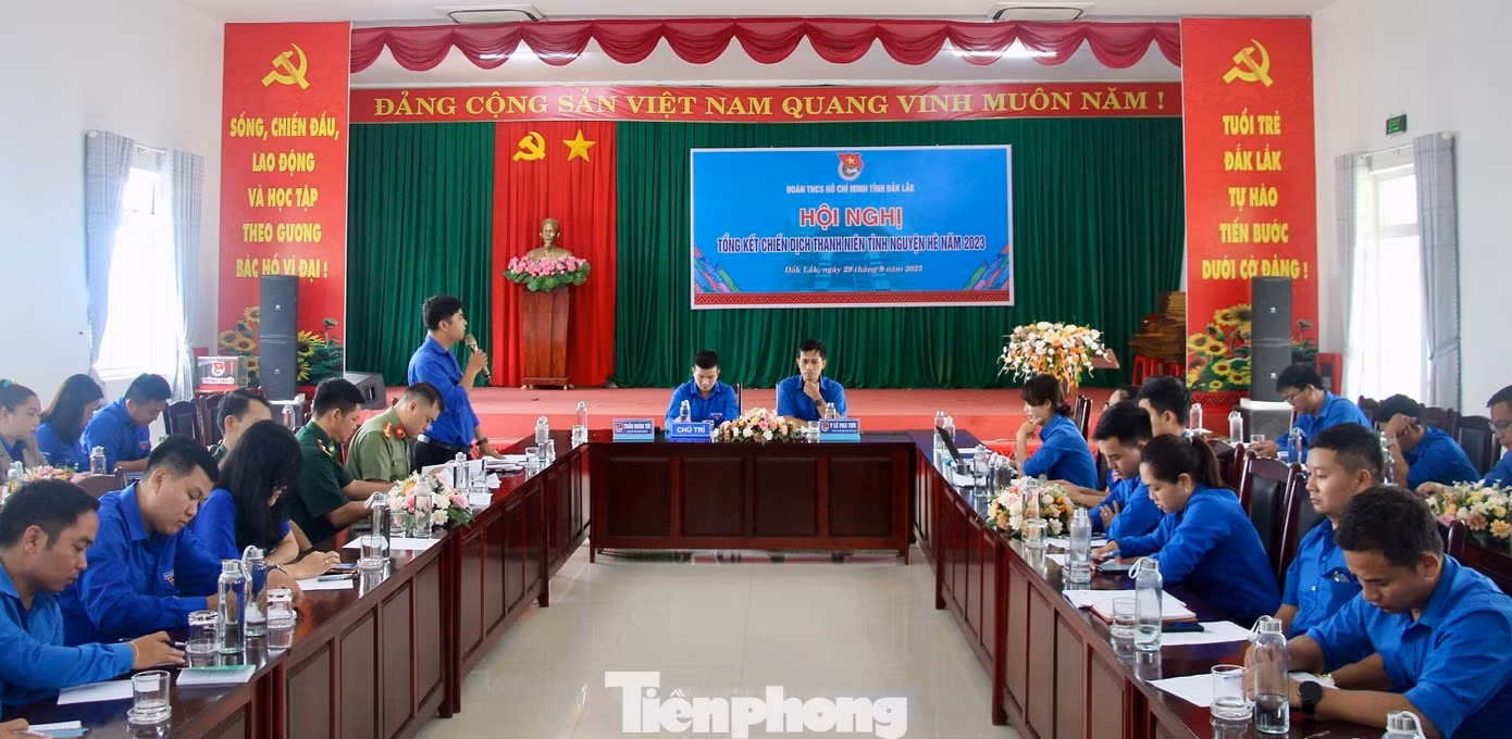 Tỉnh Đoàn Đắk Lắk tổ chức hội nghị tổng kết chiến dịch Thanh niên tình nguyện hè năm 2023