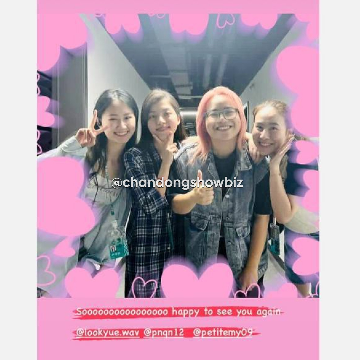 Quản lý của &quot;chị đẹp&quot; Trang Pháp là Như Phan cũng đã check-in với ekip Đạp Gió Trung Quốc tại Hồ Nam (Trung Quốc). (nguồn: @chandongshowbiz)