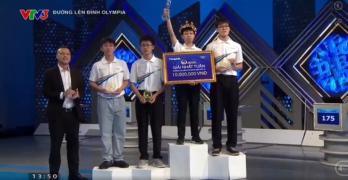 Nam sinh Bắc Giang giành chiến thắng chung cuộc với 245 điểm. Nam sinh Bắc Giang giành chiến thắng chung cuộc với 245 điểm.