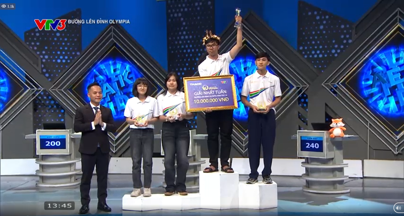 Nam sinh Ninh Bình giành chiến thắng với 240 điểm. Nam sinh Ninh Bình giành chiến thắng với 240 điểm.
