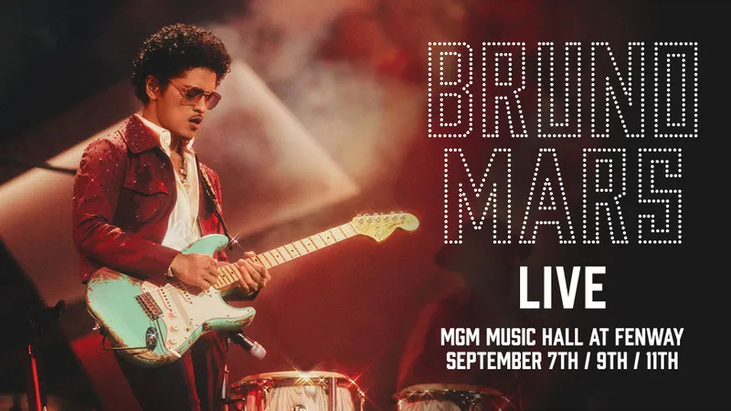 Bruno Mars sẽ tổ chức 12 đêm diễn tại Park MGM trong cuối năm 2024.