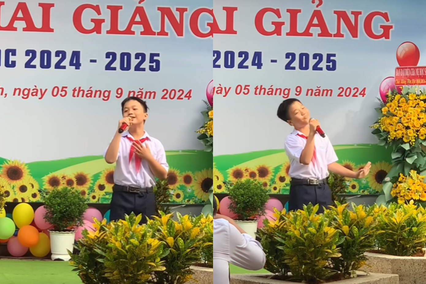 "Tuổi trẻ tài cao" vừa cất giọng khiến ai cũng phải trầm trồ.