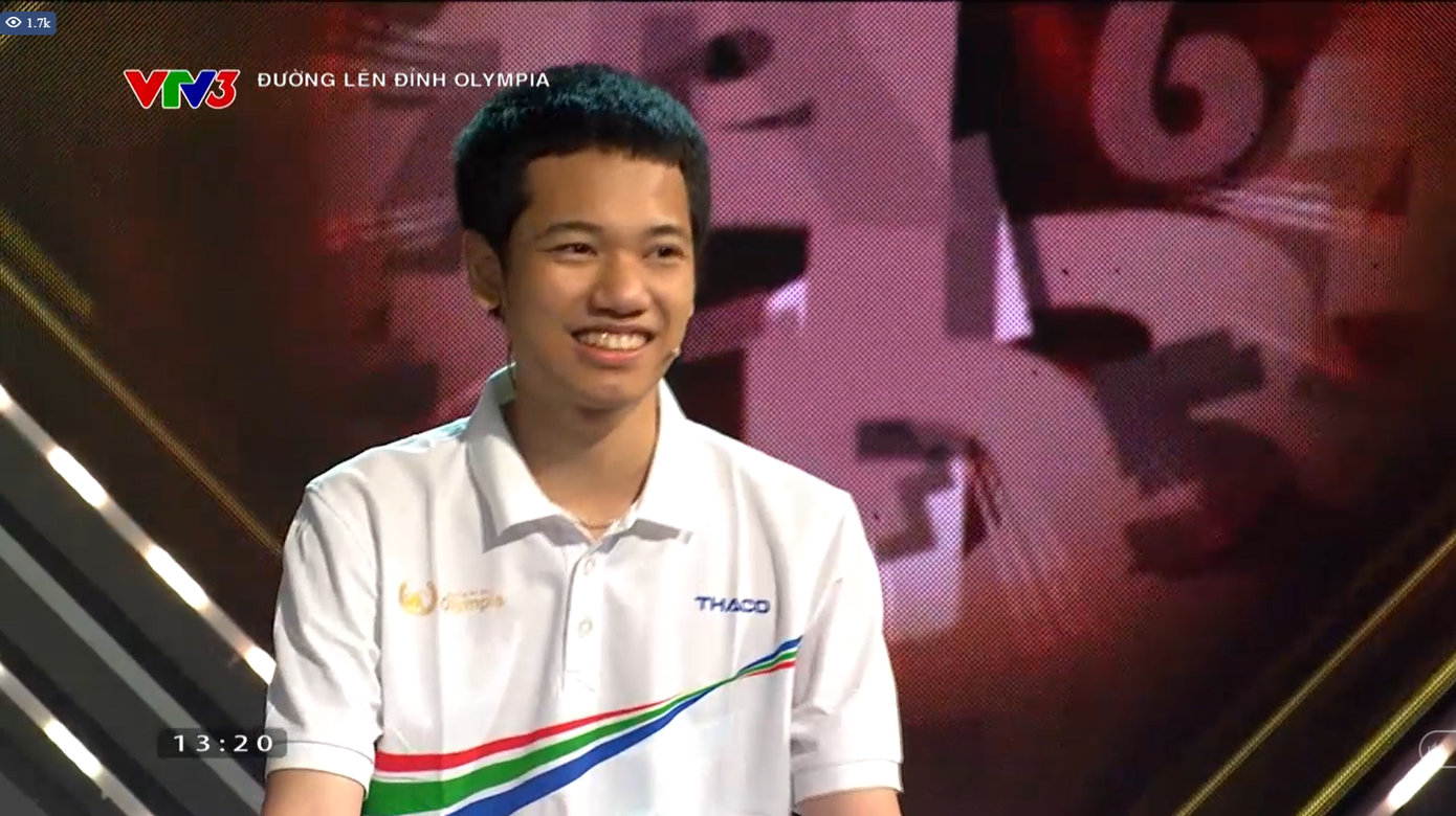 Duy Khánh luôn giữ vững tinh thần sau mỗi phần thi.