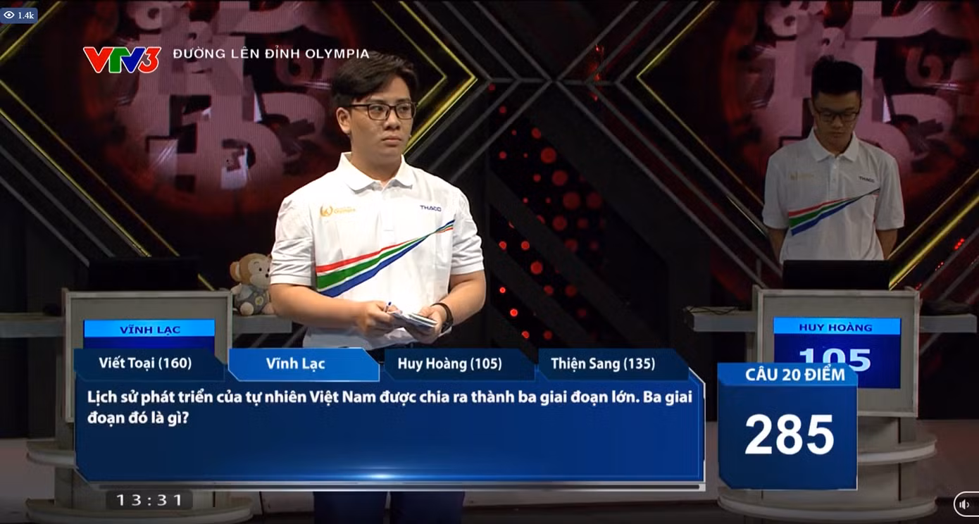 Nam sinh Bến Tre giữ vững vị trí dẫn đầu.