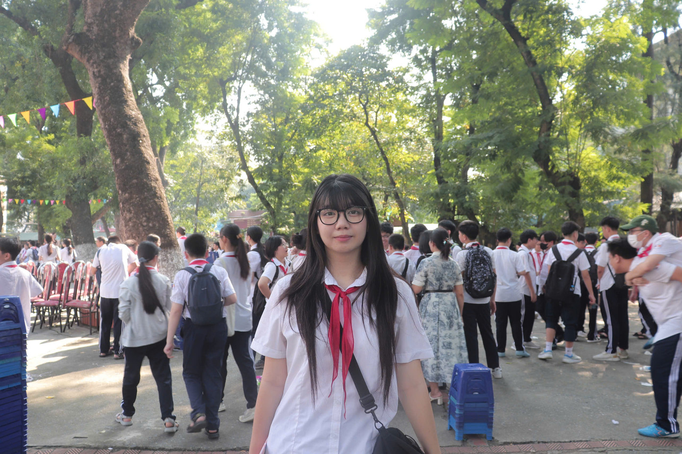 Bảo Trân đã sẵn sàng để bước vào một năm học mới. Bảo Trân đã sẵn sàng để bước vào một năm học mới.