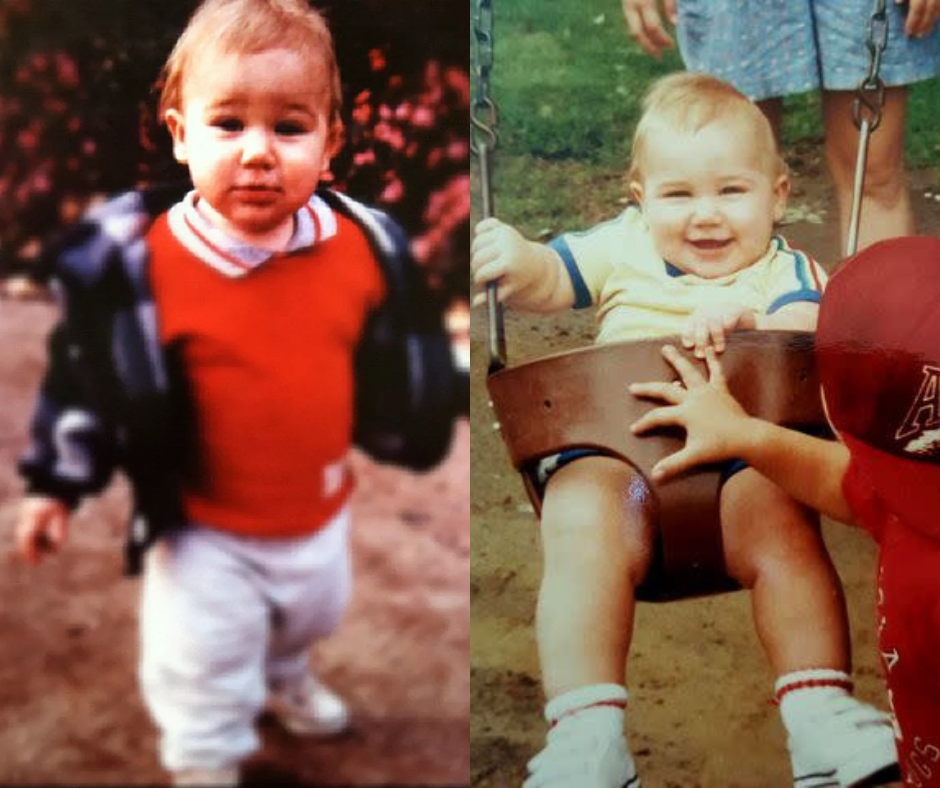 Bạn trai Taylor Swift cũng sở hữu màu tóc vàng khi còn nhỏ.