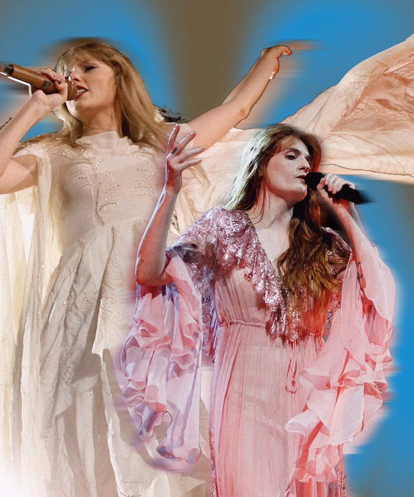 Cộng đồng yêu nhạc đang rất mong chờ sự kết hợp giữa Florence và Taylor Swift.