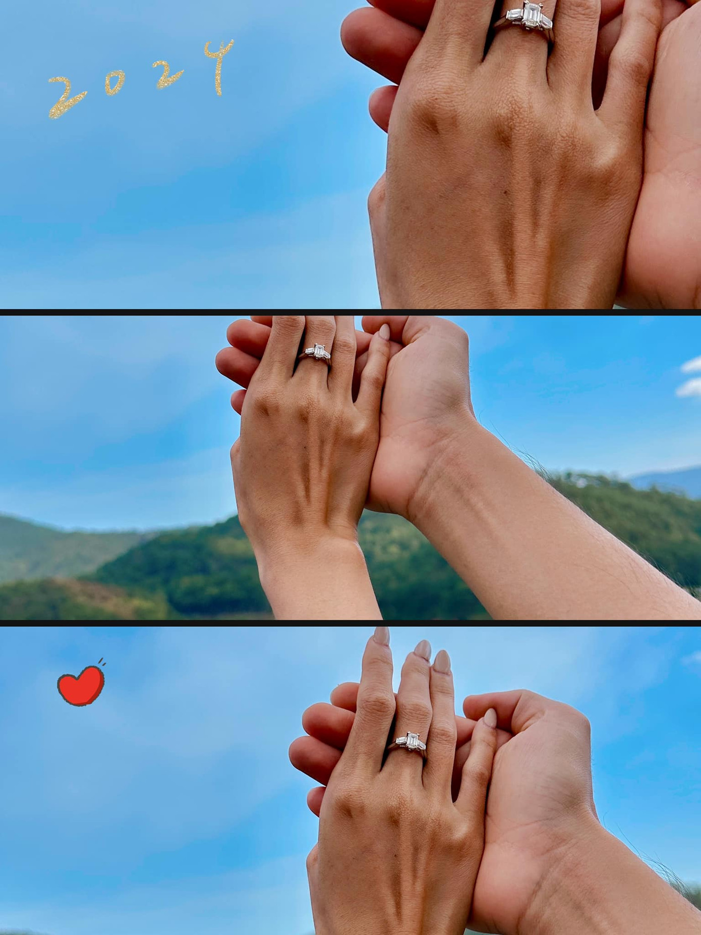 Cao Thiên Trang được bạn trai cầu hôn vào dịp đầu năm mới. Cao Thiên Trang được bạn trai cầu hôn vào dịp đầu năm mới.