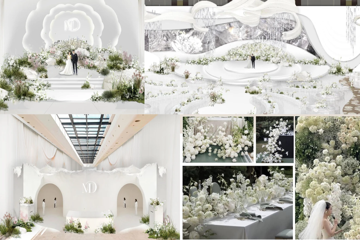 Nhiều không gian tiệc cưới cũng đã được hé lộ.