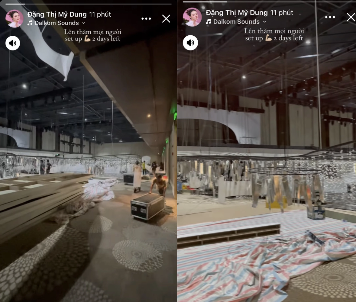 Đơn vị trang trí mất 4 ngày 4 đêm để hoàn thành không gian cưới cho Midu.