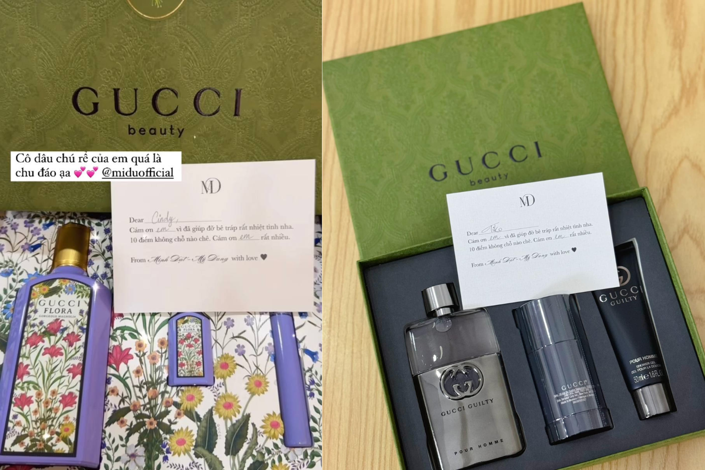 Midu gửi lời cảm ơn vì được bạn bè hỗ trợ bê tráp.
