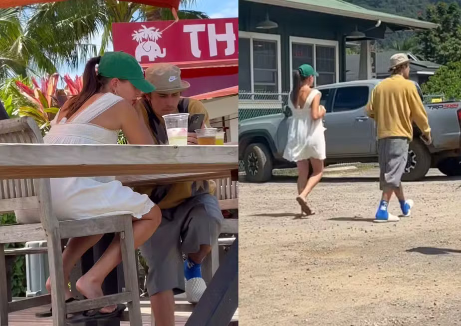 Hailey Bieber xuất hiện tại Hawaii cùng ông xã Justin Bieber. Hailey Bieber xuất hiện tại Hawaii cùng ông xã Justin Bieber.