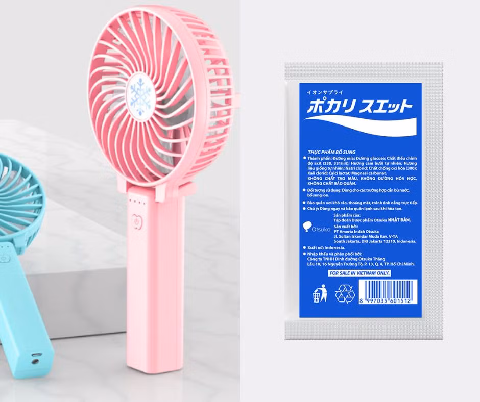 Những món đồ giúp hạ nhiệt và giảm mệt mỏi là cần thiết cho một đêm diễn dài
