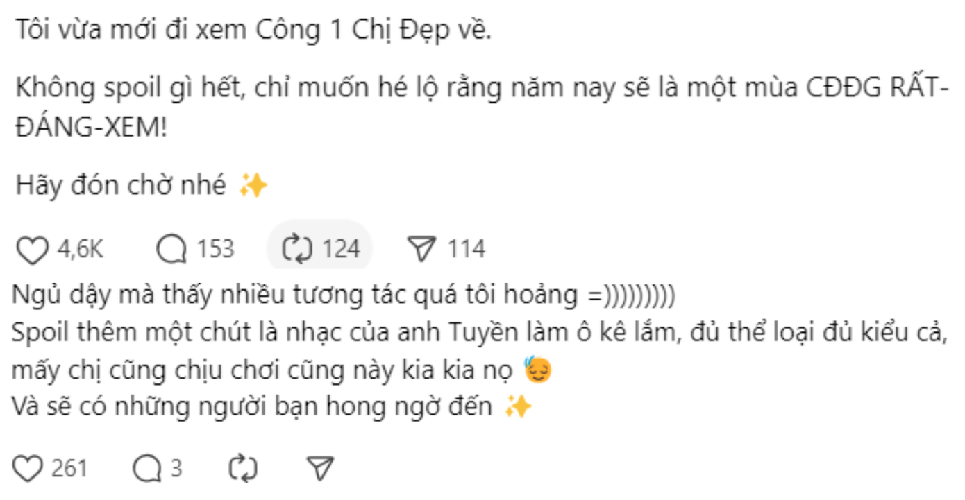 Netizen khẳng định &quot;RẤT - ĐÁNG - XEM&quot; khiến nhiều người mong chờ.