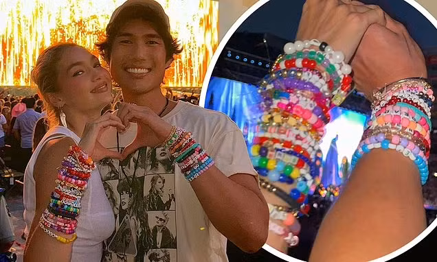 Gigi Hadid đã làm hẳn 50 chiếc vòng tay tình bạn khi tham dự The Eras Tour.