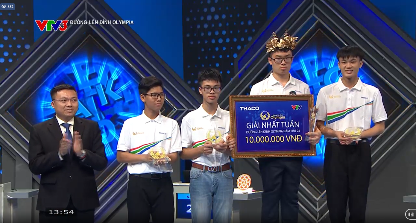 Nhật Minh giành vòng nguyệt quế với 245 điểm. Nhật Minh giành vòng nguyệt quế với 245 điểm.