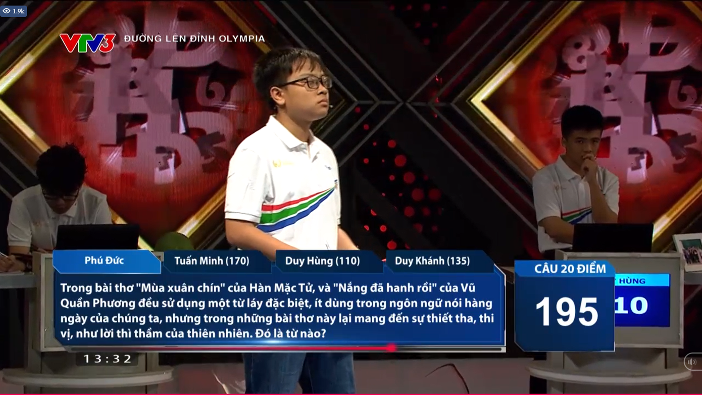 Nam sinh lấy lại phong độ sau lượt thi Về đích không quá suôn sẻ.