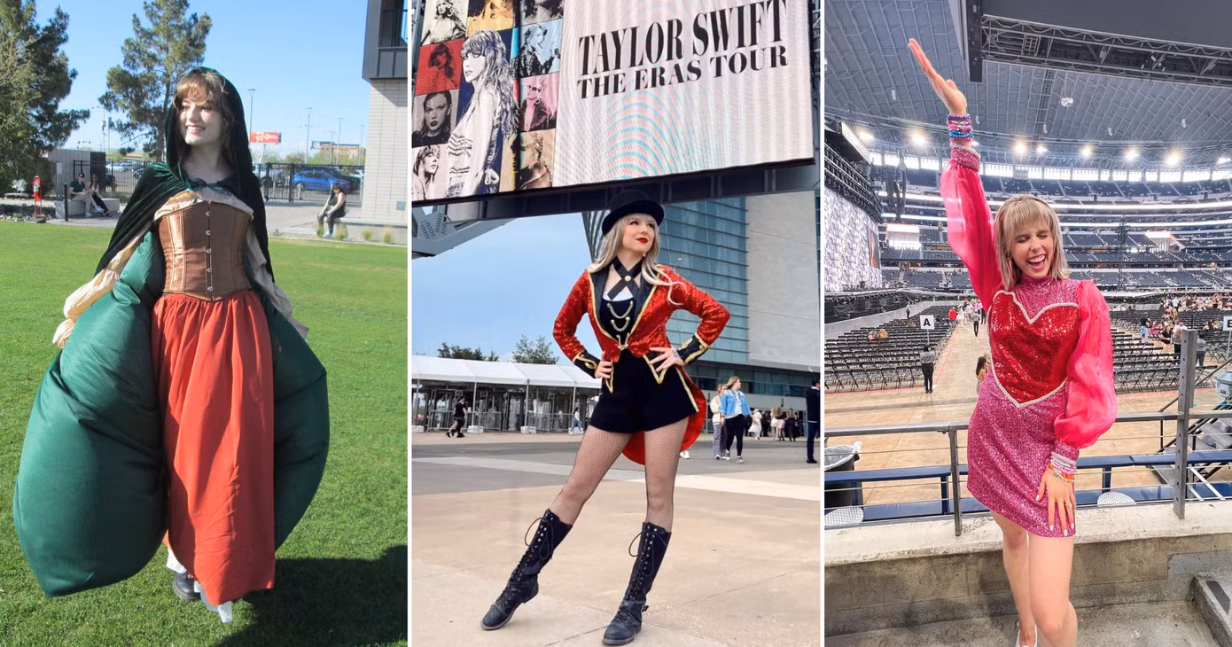 Nhiều Swifties đầu tư những trang phục từ các MV của nữ ca sĩ khi tham dự concert.