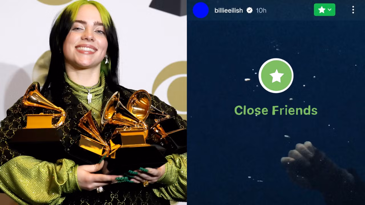 Story "bạn thân" gây sốt của Billie Eilish.