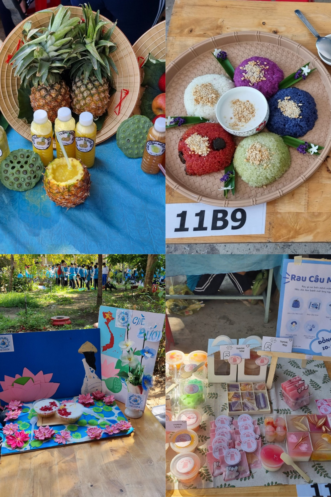 Những thành phẩm vô cùng sáng tạo và bắt mắt đến từ các teen khối 11.