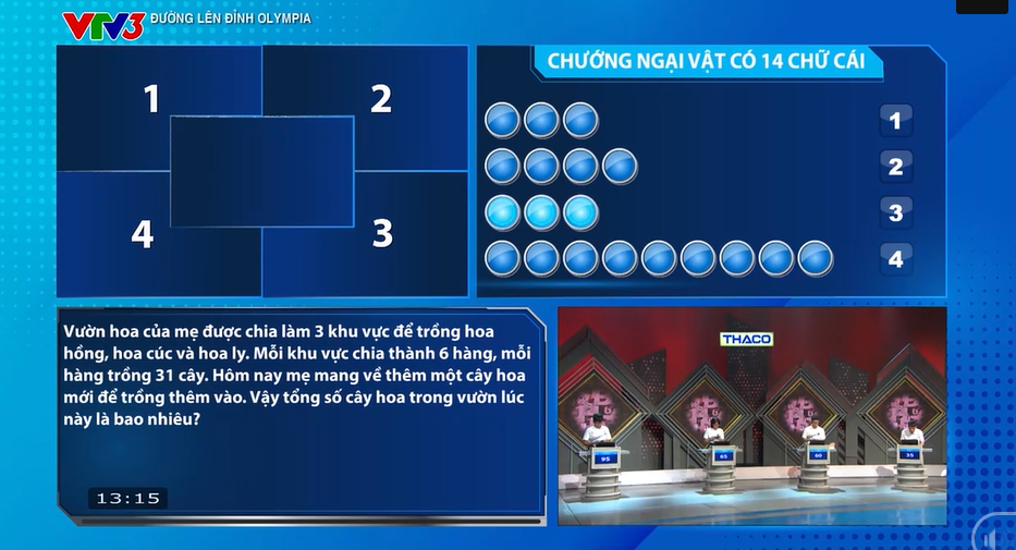 Nguyên Phú nhanh chóng giải mã được "từ khóa" ở phần thi Vượt chướng ngại vật. Nguyên Phú nhanh chóng giải mã được "từ khóa" ở phần thi Vượt chướng ngại vật.