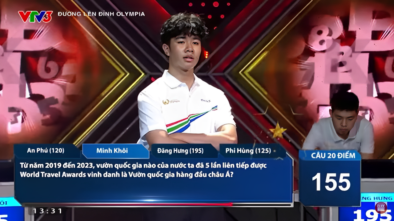 Phần thi Về đích của Minh Khôi. Phần thi Về đích của Minh Khôi.