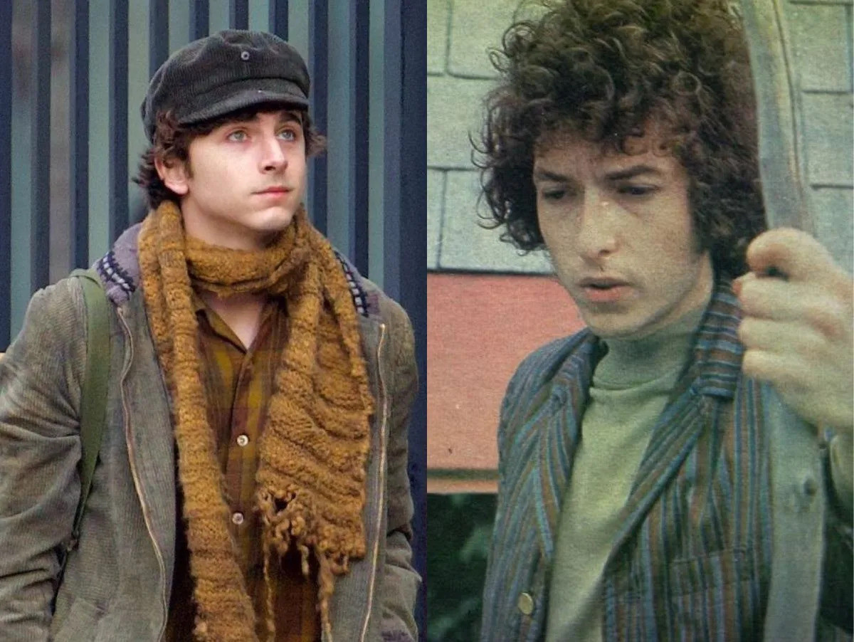 Timothée Chalamet vào vai danh ca Bob Dylan trong phim tiểu sử &quot;A Complete Unknown&quot;.